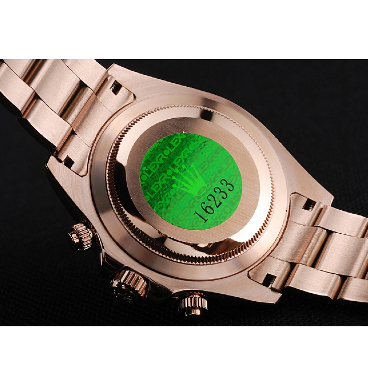 Rolex copies cheap Gold Rolex Case And 1454247 Daytona Dial Pink Cosmograph Bracelet Rose 0820